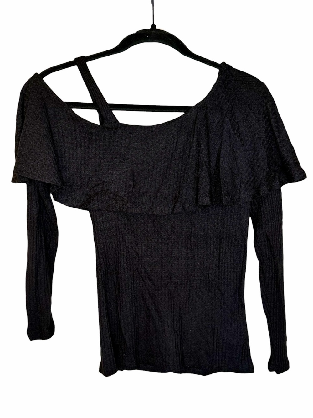 Soprano Cold Shoulder Thermal Top - Size Small